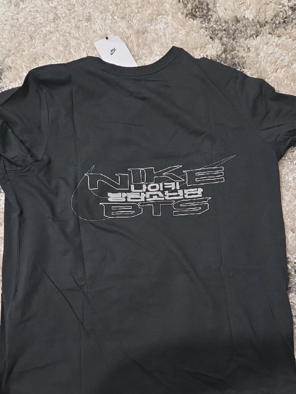 BTS x Nike, Nike Black BTS Short-Sleeve Performance Tee